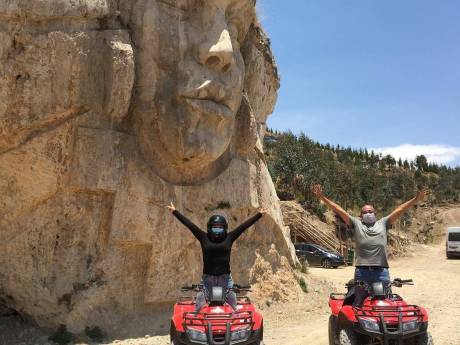 Residence of the gods tour in ATVs